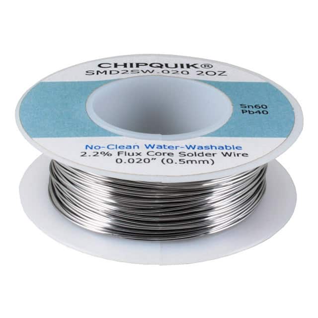 SMD2SW.020 2OZ SOLDER WIRE 60/40 TIN/LEAD NO-CL