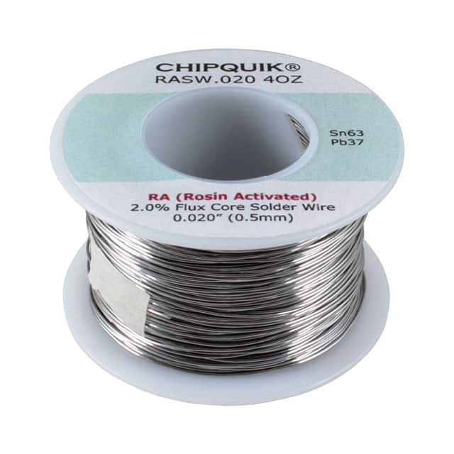 RASW.020 4OZ SOLDER WIRE 63/37 TIN/LEAD ROSIN