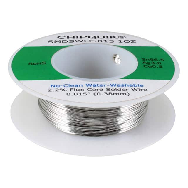 SMDSWLF.015 1OZ LF SOLDER WIRE 96.5/3/0.5 TIN/SI