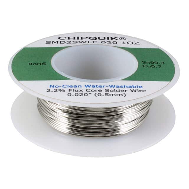SMD2SWLF.020 1OZ LF SOLDER WIRE 99.3/0.7 TIN/COPP