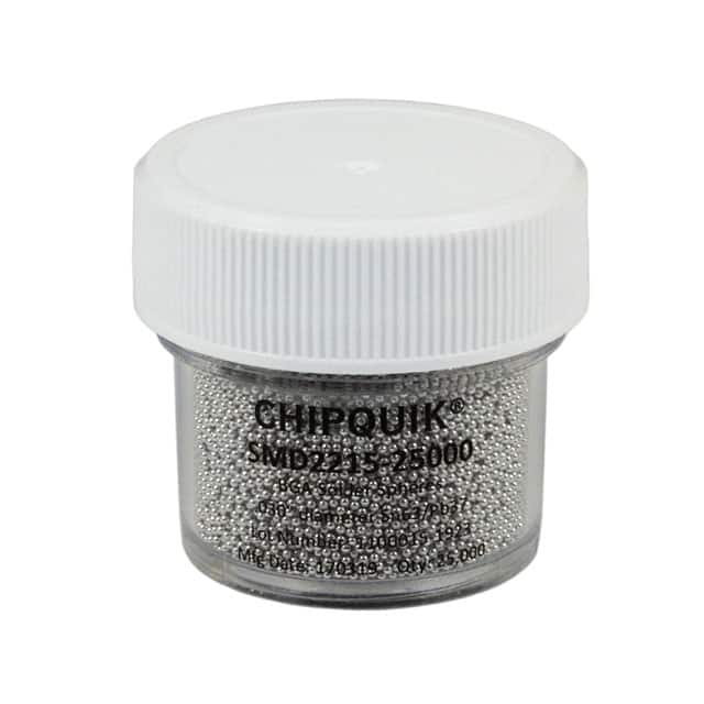 SMD2215-25000 SOLDER SPHERES SN63/PB37 .030" D