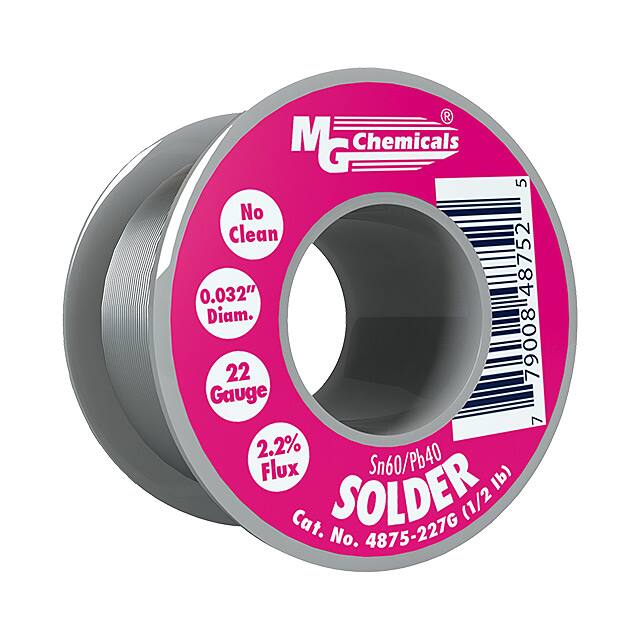 4875-227G SOLDER NO-CLEAN 60/40 1/2 LB