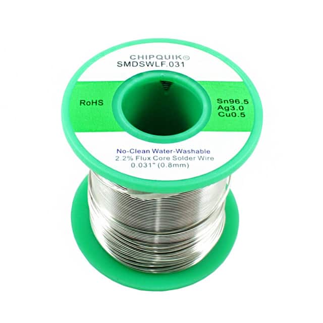 SMDSWLF.031 8OZ LF SOLDER WIRE 96.5/3/0.5 TIN/SI