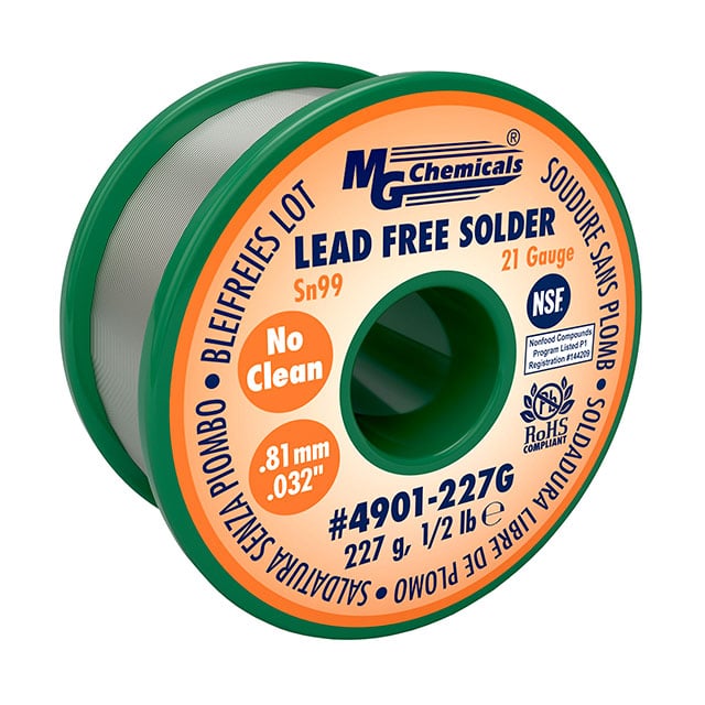 4901-227G SOLDER LF SN99 21GAUGE.5LBS