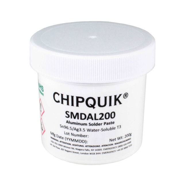 SMDAL200 ALUMINUM SOLDER PASTE WATER-SOLU