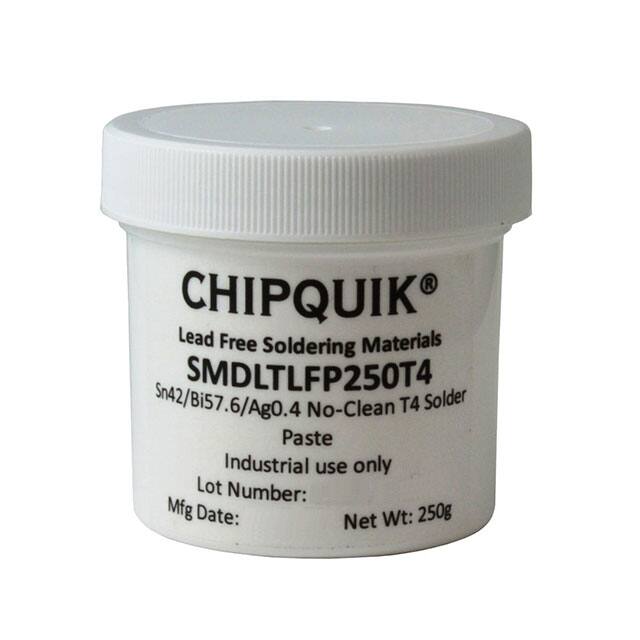 SMDLTLFP250T4 SOLDER PASTE LOW TEMP T4 250G