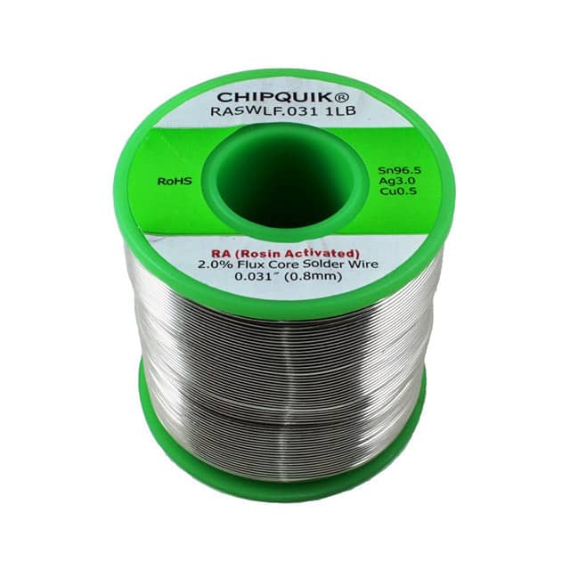 RASWLF.031 1LB LF SOLDER WIRE 96.5/3/0.5 TIN/SI