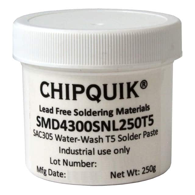 SMD4300SNL250T5 SOLDER PASTE SAC305 250G T5