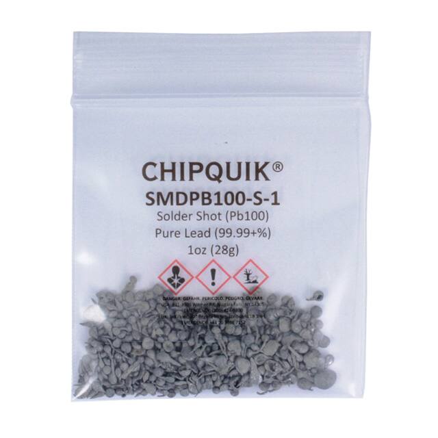 SMDPB100-S-1 SOLDER SHOT PB100 1OZ 28G