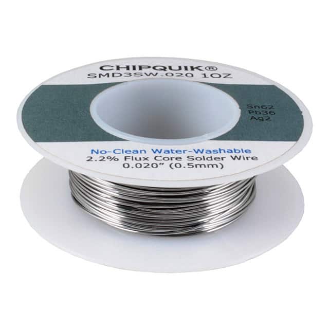 SMD3SW.020 1OZ SOLDER WIRE 62/36/2 TIN/LEAD/SIL