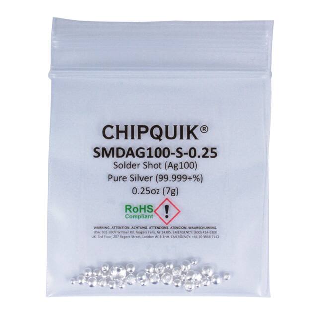 SMDAG100-S-0.25 SOLDER SHOT AG100 0.25OZ 7G