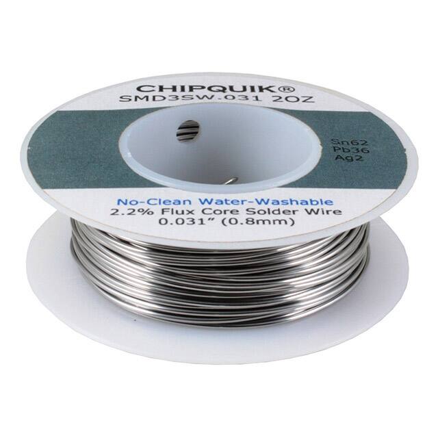 SMD3SW.031 2OZ SOLDER WIRE 62/36/2 TIN/LEAD/SIL