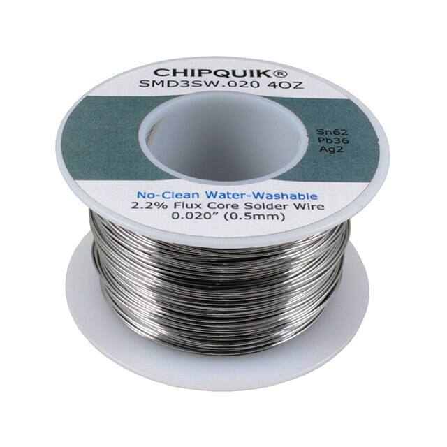 SMD3SW.020 4OZ SOLDER WIRE 62/36/2 TIN/LEAD/SIL