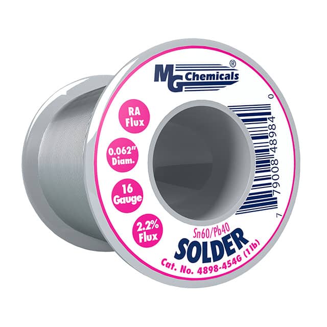4898-454G SOLDER RA 60/40 .062" 1 LB