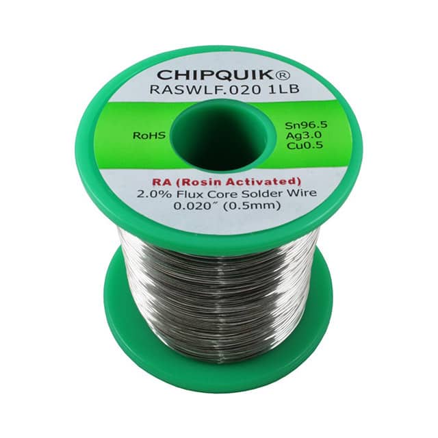 RASWLF.020 1LB LF SOLDER WIRE 96.5/3/0.5 TIN/SI