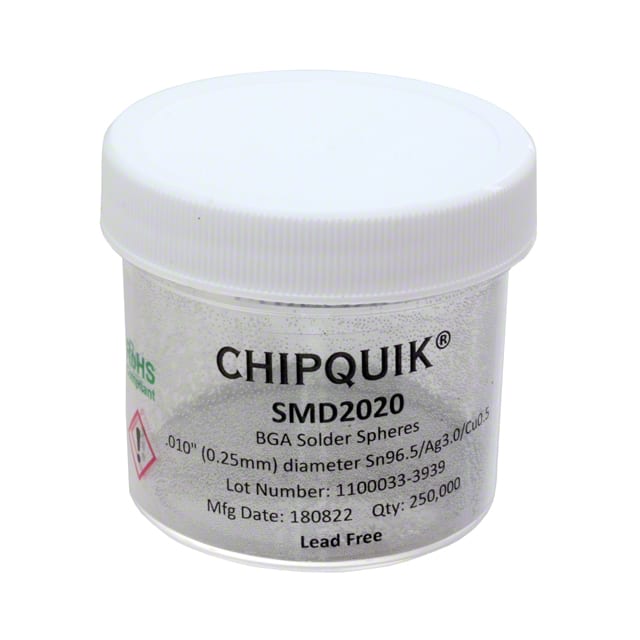 SMD2020 SOLDER SPHERES SN96.5/AG3.0/CU0.