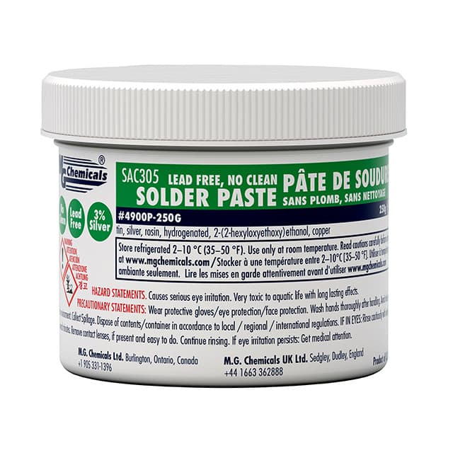4900P-250G LEADED NO CLEAN SOLDER PASTE