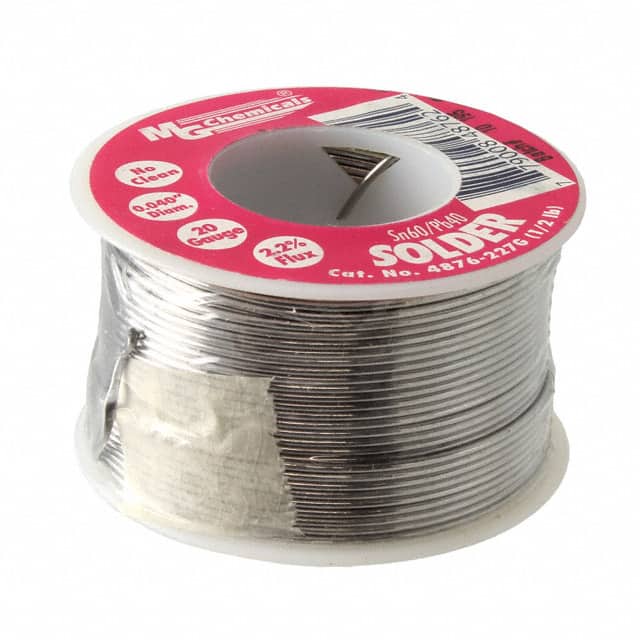 4876-227G SOLDER 60/40 NOCLEAN .04DIA .5LB