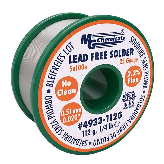 4933-112G SOLDER LF SN100E NO CLEAN
