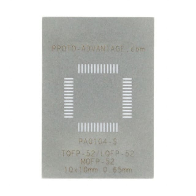 PA0104-S MQFP-52/TQFP-52/LQFP-52 STENCIL