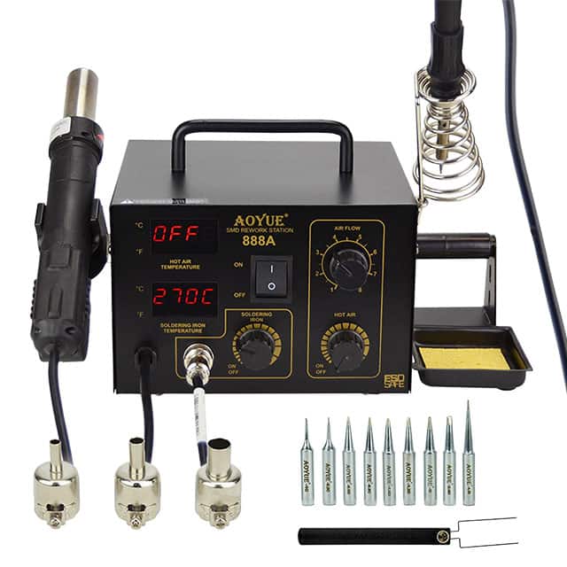 AO888A 888A 2 IN 1 DIGITAL HOT AIR REWO