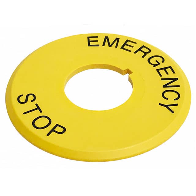 AT222 NAMEPLATE (EMERGENCY STOP)