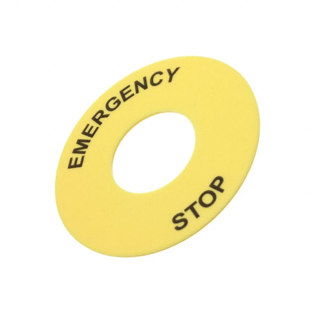 2LP41 LEGEND PLATE 22 MM EMERGENCY STO
