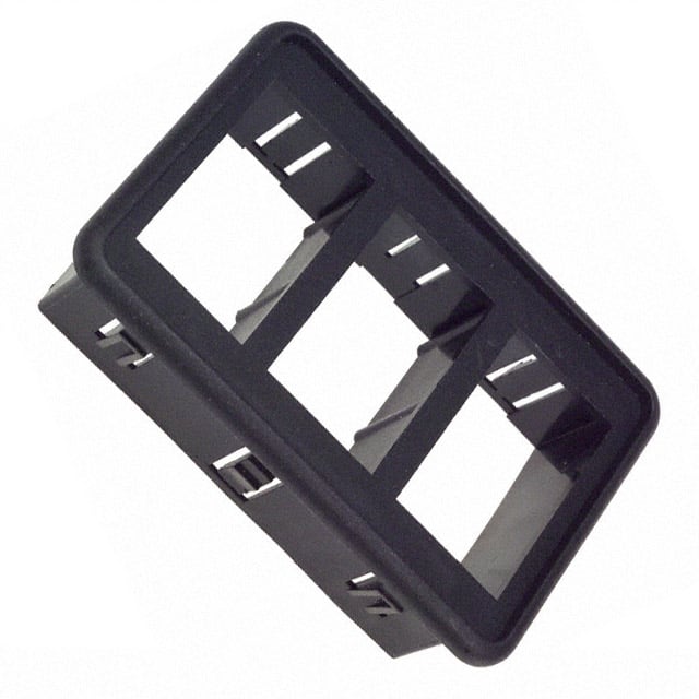 VM3-01 BRACKET MOUNTING-3 GANG BLACK