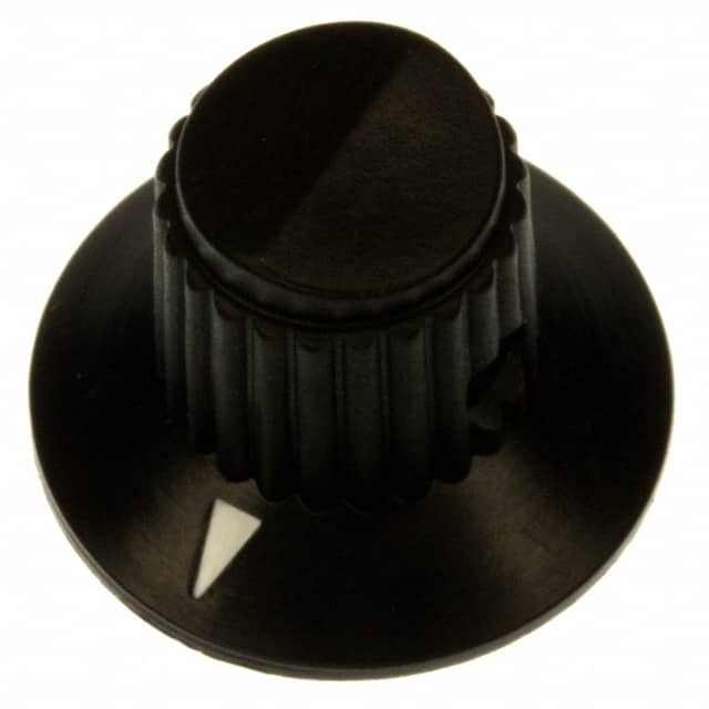 11K5015-KMNB KNOB PLASTIC 1/4" DIA BLACK