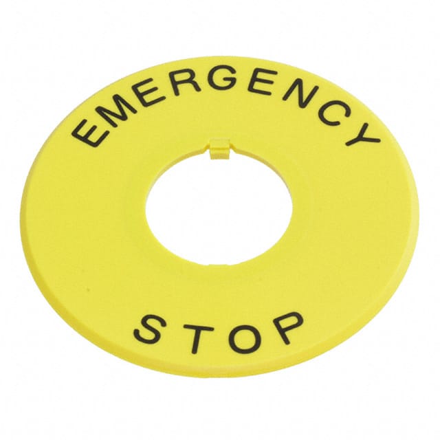 A02-U27Y EMERG STOP PLATE A02ESI/ESH