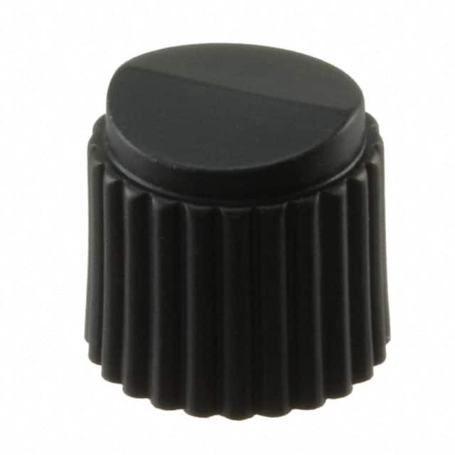 11K5029-KCNB KNOB PLASTIC 1/4" DIA BLACK