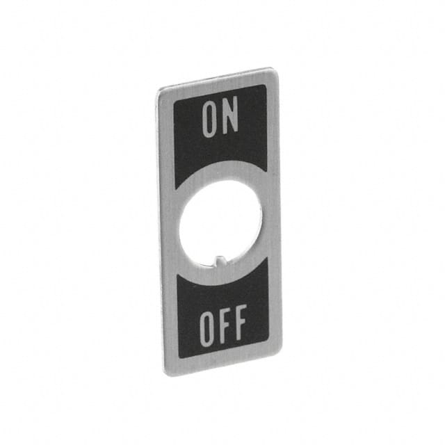 SPA32 SWITCH PLATE USED W/ONOFF 1/4"