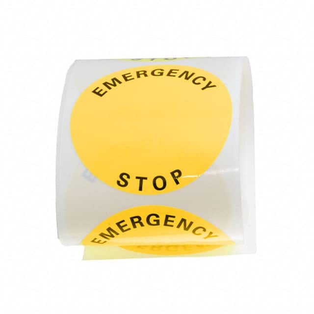 HWAVF-27 STICKER EMERGENCY STOP