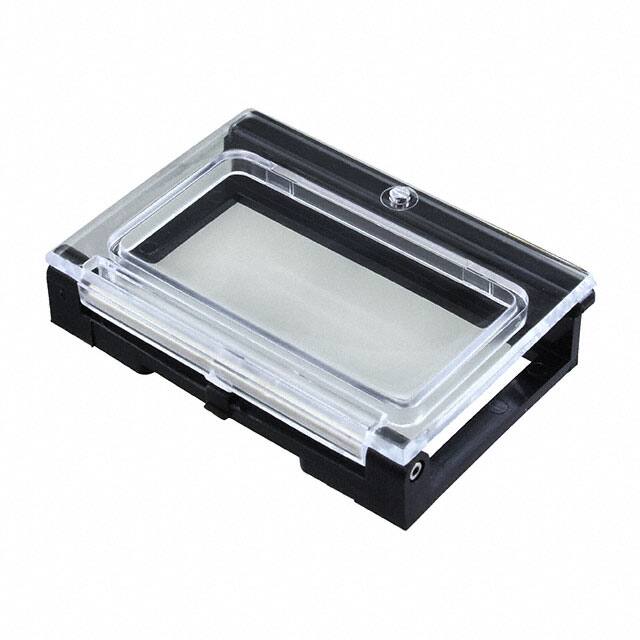 03-925 PROTECTIVE CAP BLACK/CLEAR 35X48