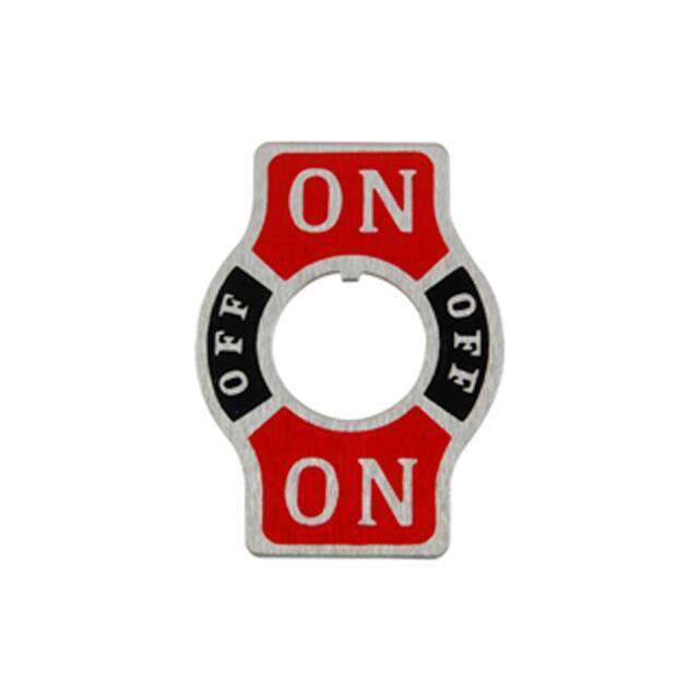 54-927 INDICATOR PLATE ON-OFF-ON