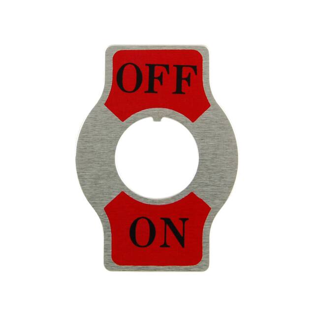 54-925 INDICATOR PLATE ON-OFF