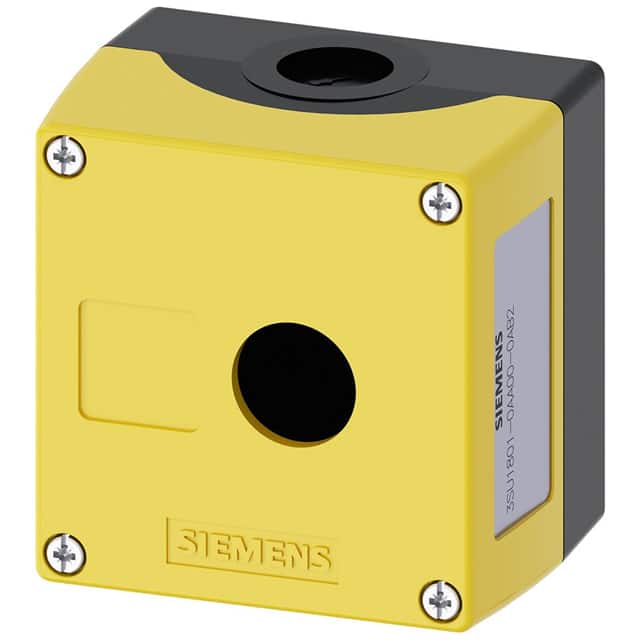 3SU18010AA000AB2 ENC PLASTIC, YLW TOP, 1 HOLE, 22