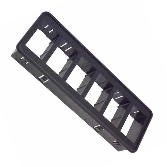 VM6-01 BRACKET MOUNTING-6 GANG BLACK