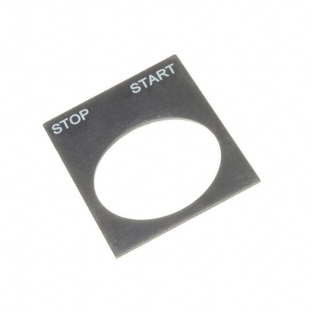 2LP199 LEGEND PLATE 22 MM STOP START