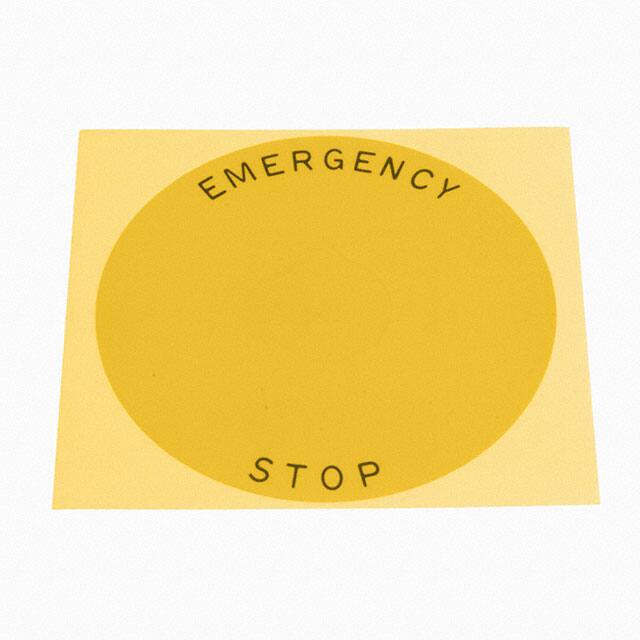 HWAV5F-27 STICKER EMERGENCY STOP