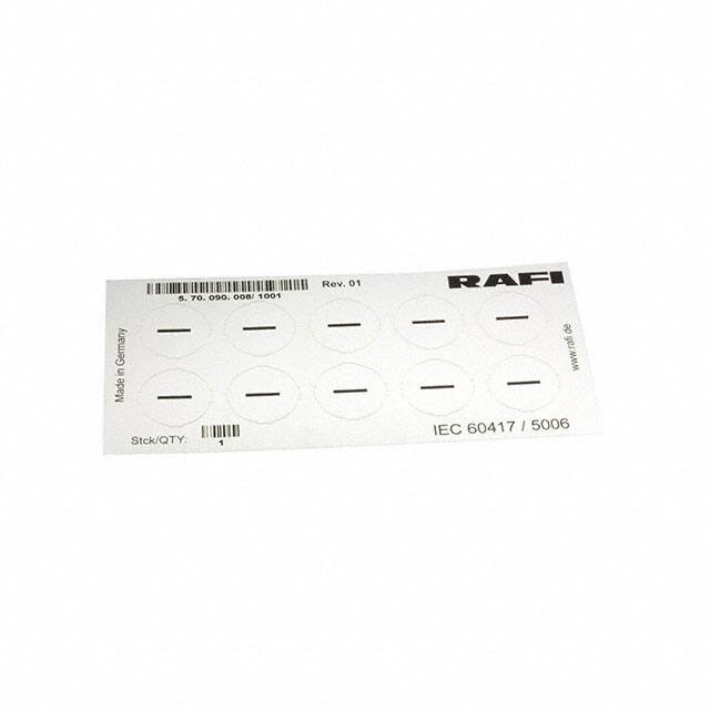 5.70.090.008/1001 LABELLING SHEET, SYMBOL "-"