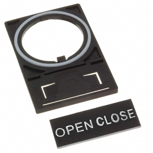 HWAQ-214 22MM OPEN-CLOSE NAMEPLATE