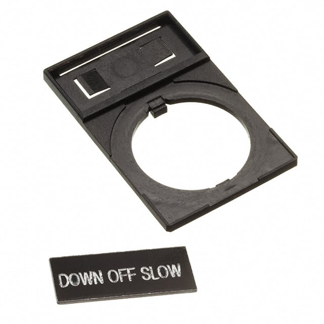 HWAQ-304 22MM DOWN-OFF-SLOW NAMEPLATE