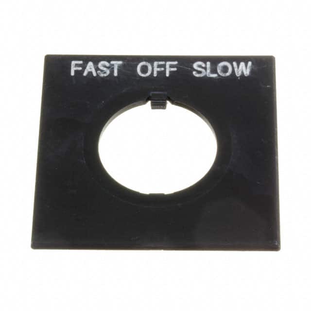HWAS-305 22MM FAST-OFF-SLOW NAMEPLATE
