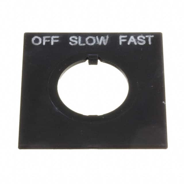 HWAS-310 22MM OFF-SLOW-FAST NAMEPLATE