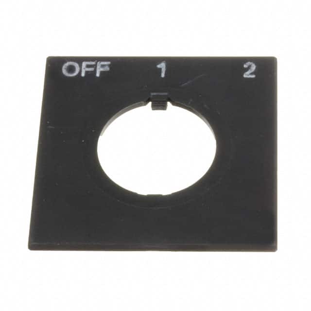 HWAS-311 22MM OFF-1-2 NAMEPLATE