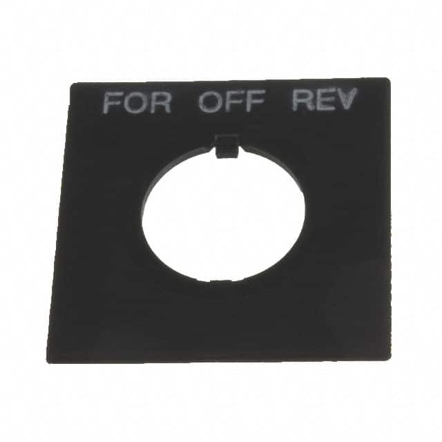 HWAS-306 22MM FOR-OFF-REV NAMEPLATE