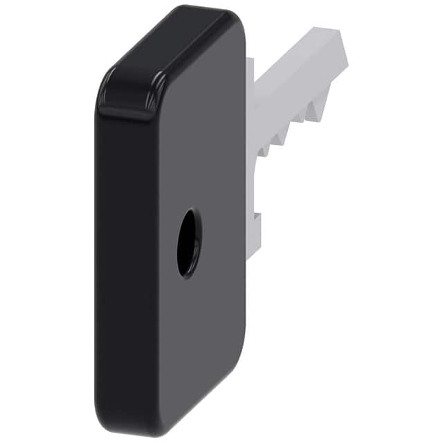 3SU19500FL100AA0 KEY O.M.R. LOCK NO. 73034, BLACK
