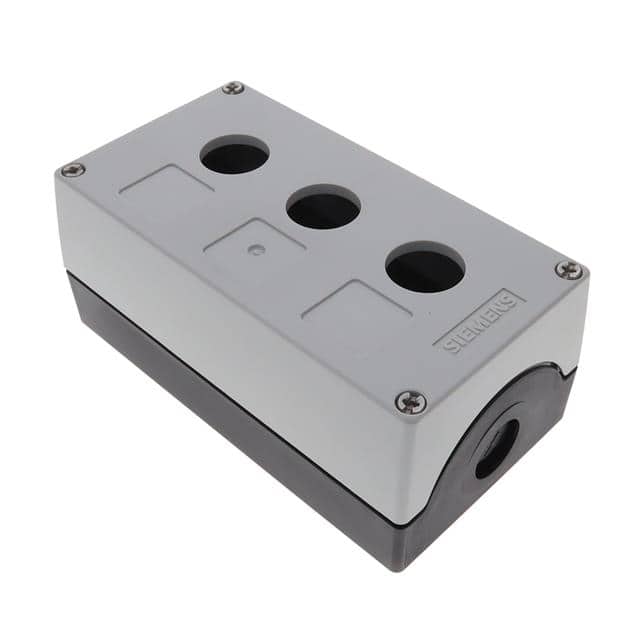 3SU18030AA000AB1 ENC PLASTIC,GREY TOP, 3 HOLE, 22