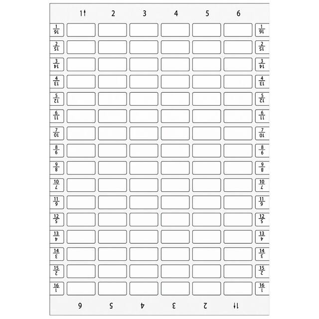 3SU19000BJ610AA0 ADHESIVE LABELS 12.5 X 27 MM, 48